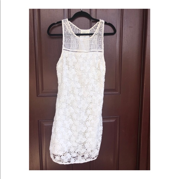 abercrombie lace shift dress